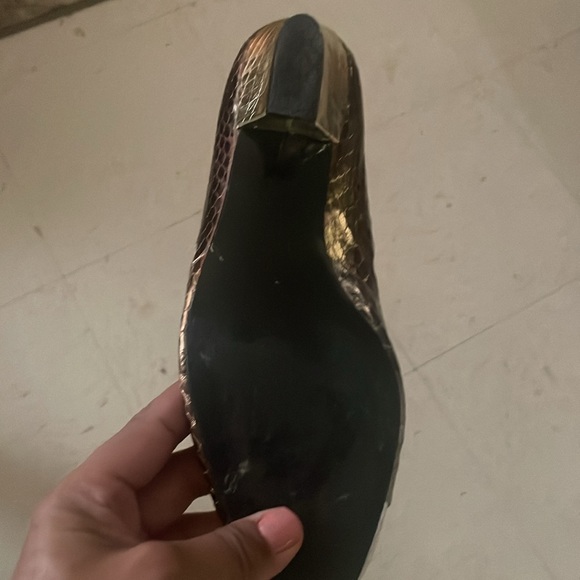 Vintage 80s Van Eli pointed short heeled dress shoe size 10M - Picture 5 of 5